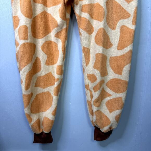 Funzies! Giraffe 1 Piece Union Suit Pajama Halloween Costume Cosplay Unisex Sz M - Picture 4 of 12